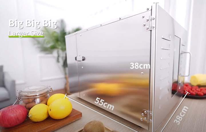 1000W Stainless Steel Dryer, Perfect for Jerky, Fruit, Beef, Herbs