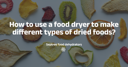 How to use a food dryer to make different types of dried foods? - Septree