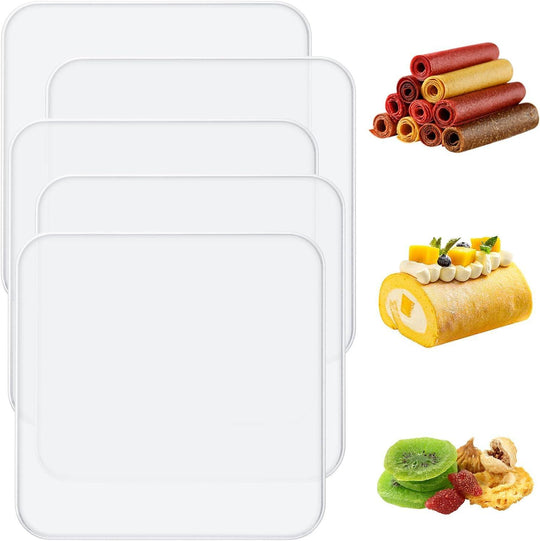 10-Tray Food Dehydrator Bundle, DIY Silicone mats/sheets, liquid trays. - Septree
