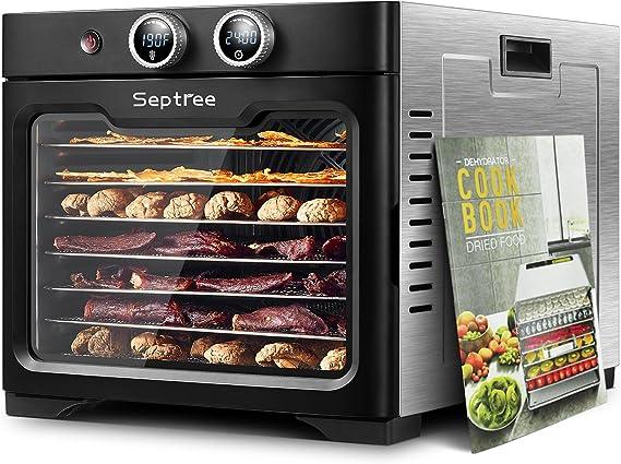 Septree 2023 Upgraded Food Dehydrator for Jerky,Herbs, Meat, Fruit and –  septreestore