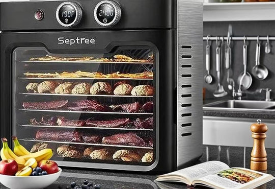 Septree™ 8-Tray Food Dehydrator for Jerky, Herbs, Veggies
