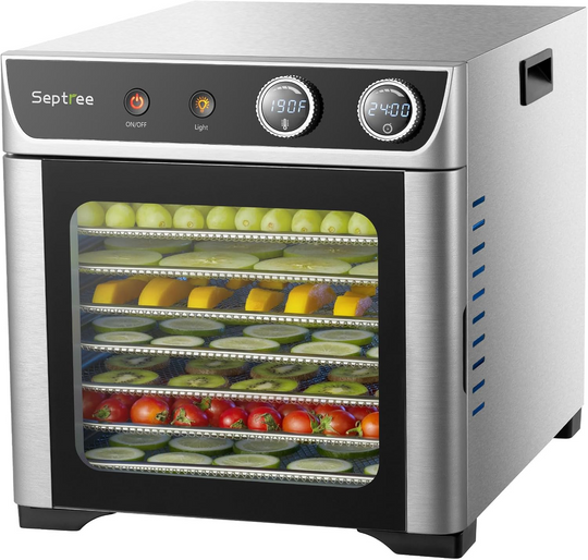 Septree™ 8-Tray Deluxe Food Dehydrator for Jerky, Herbs, Veggies