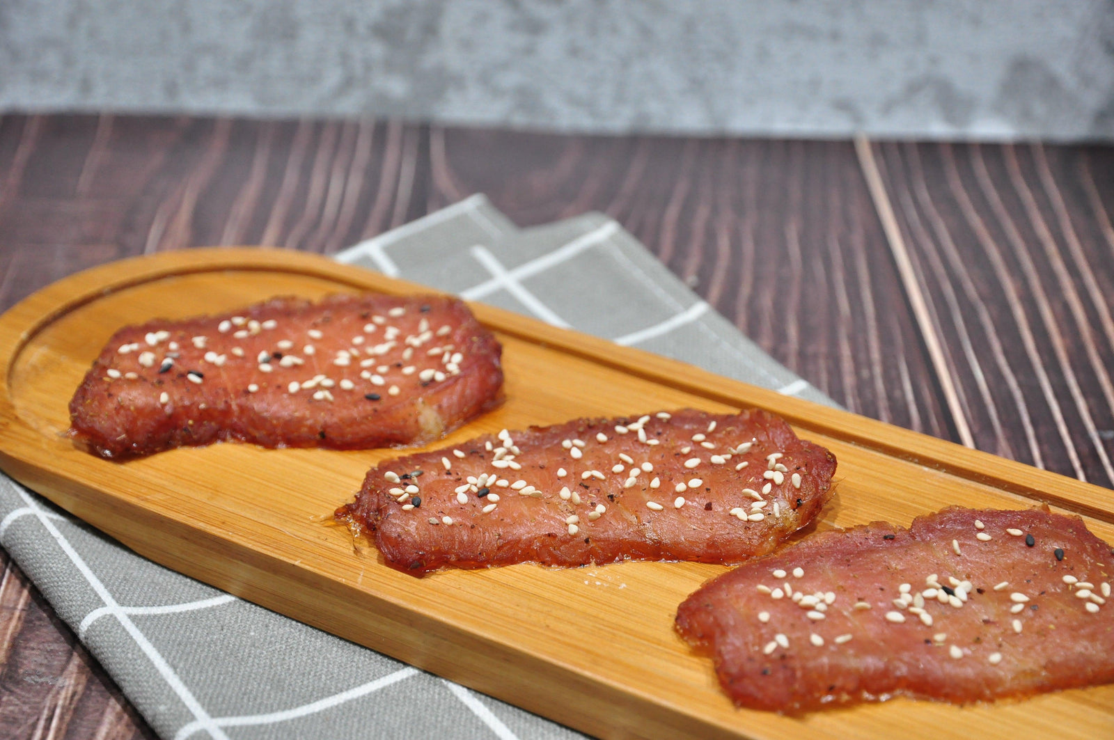 Sesame-Glazed Char Siu-Style Pork Jerky - Septree