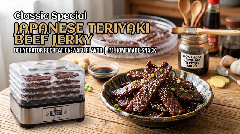 Classic Tender Teriyaki Beef Jerky Recipe | Septree Dehydrator