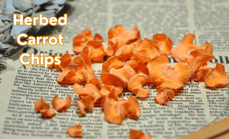Herbed Carrot Chips