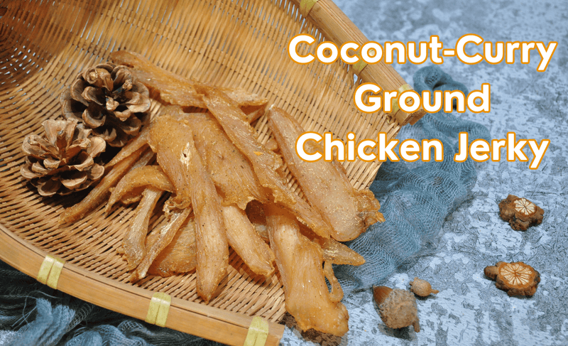Coconut-Curry Ground Chicken Jerky
