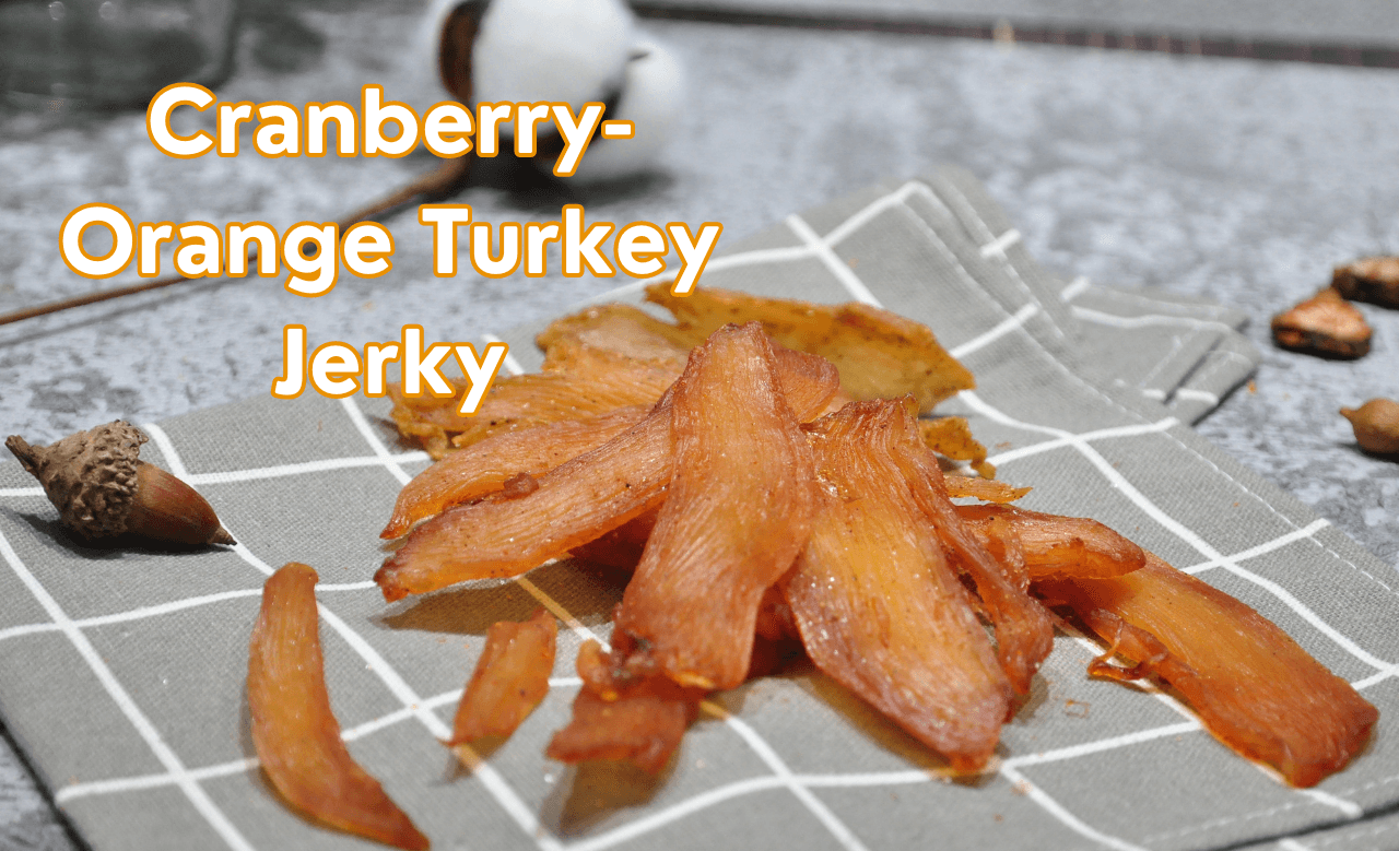 Cranberry-Orange Turkey Jerky