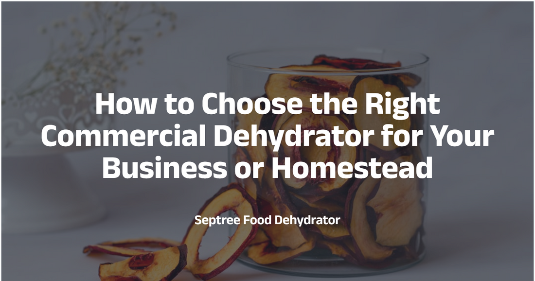 How to Choose the Right Commercial Dehydrator for Your Business or Homestead