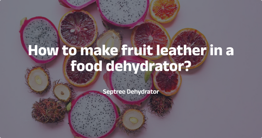 How to make fruit leather in a food dehydrator?