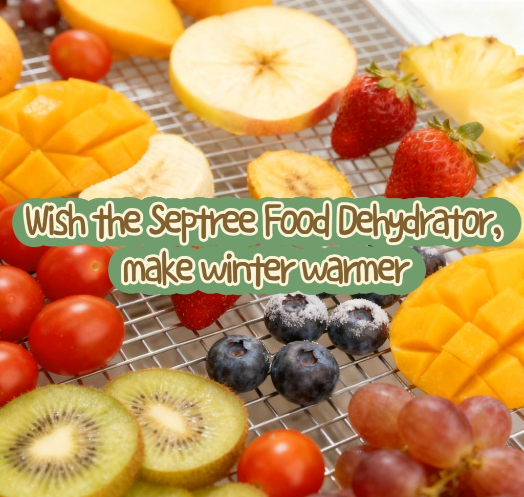 With the Septree Food Dehydrator, make winter warmer