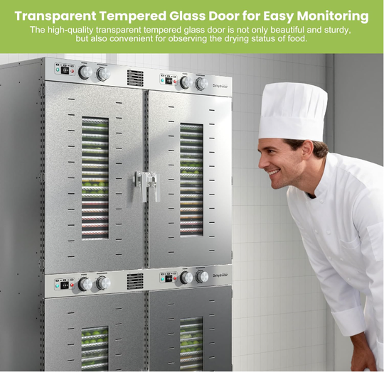 Septree™ 88 Trays Commercial Dehydrator, 7400 Watts - 4 Zone