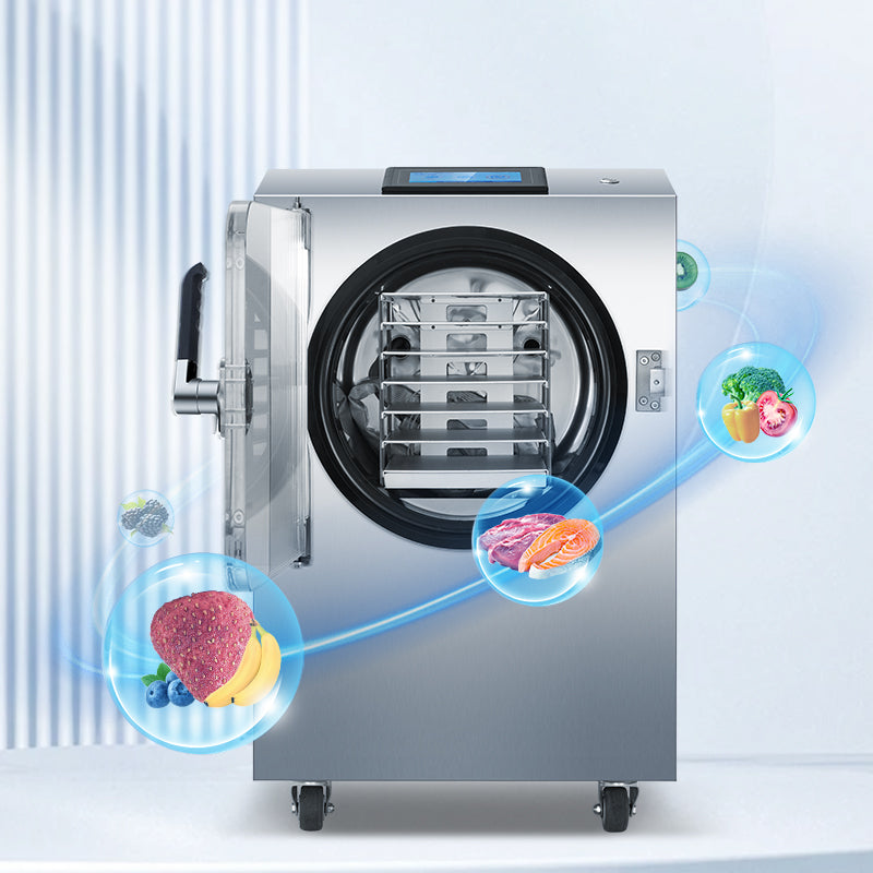 Freeze Dryer Machine for Home Food Preservation, 6-Layer Stainless Steel Trays, 1800w, Touch Screen, Electric Defrost, Fruit Vegetable Processing