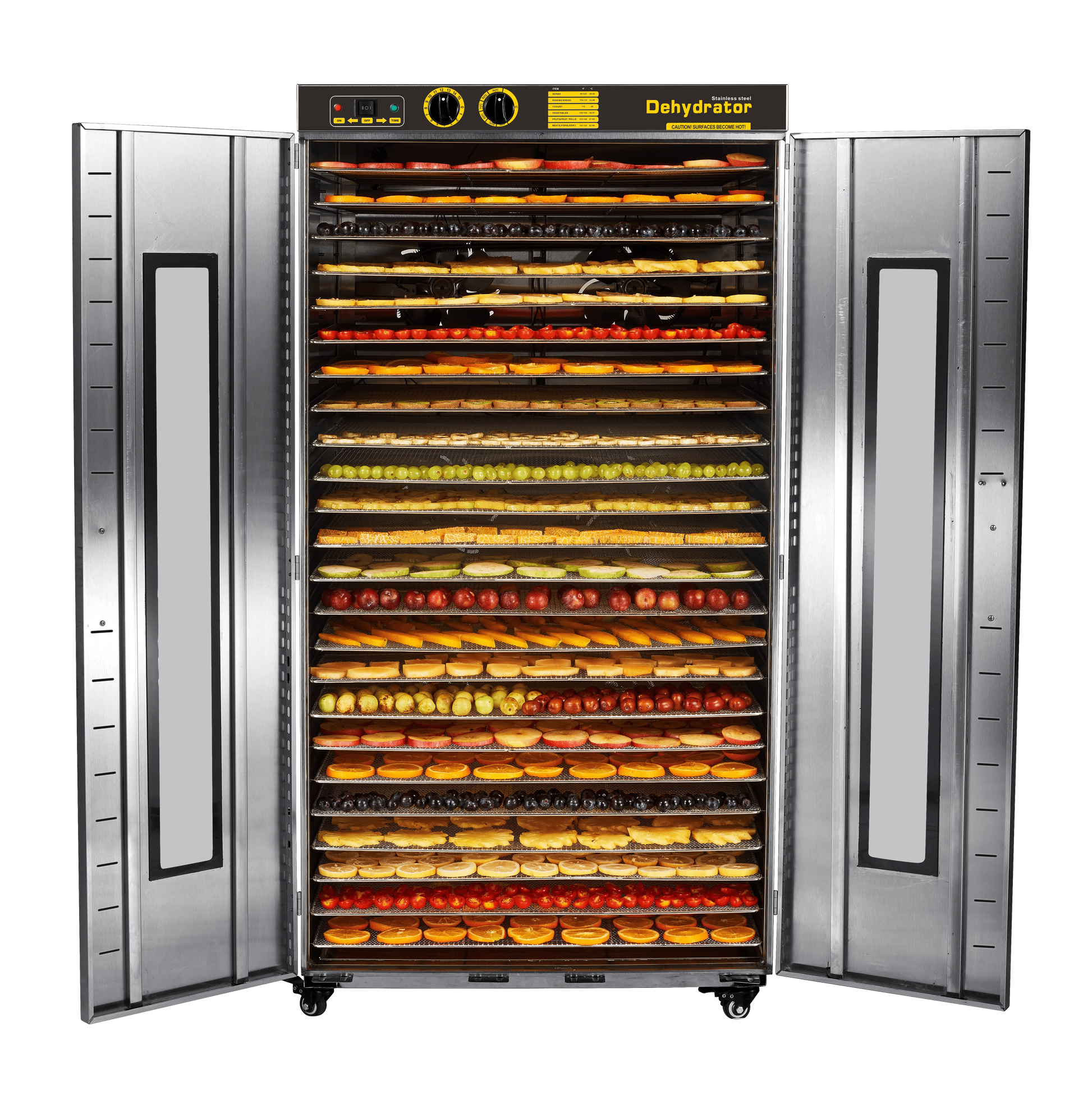 Commercial Dehydrator 24 Trays Industrial Food Dehydrator For Jerky, Large Drying Dehydrator Machine ST-00 - Septree