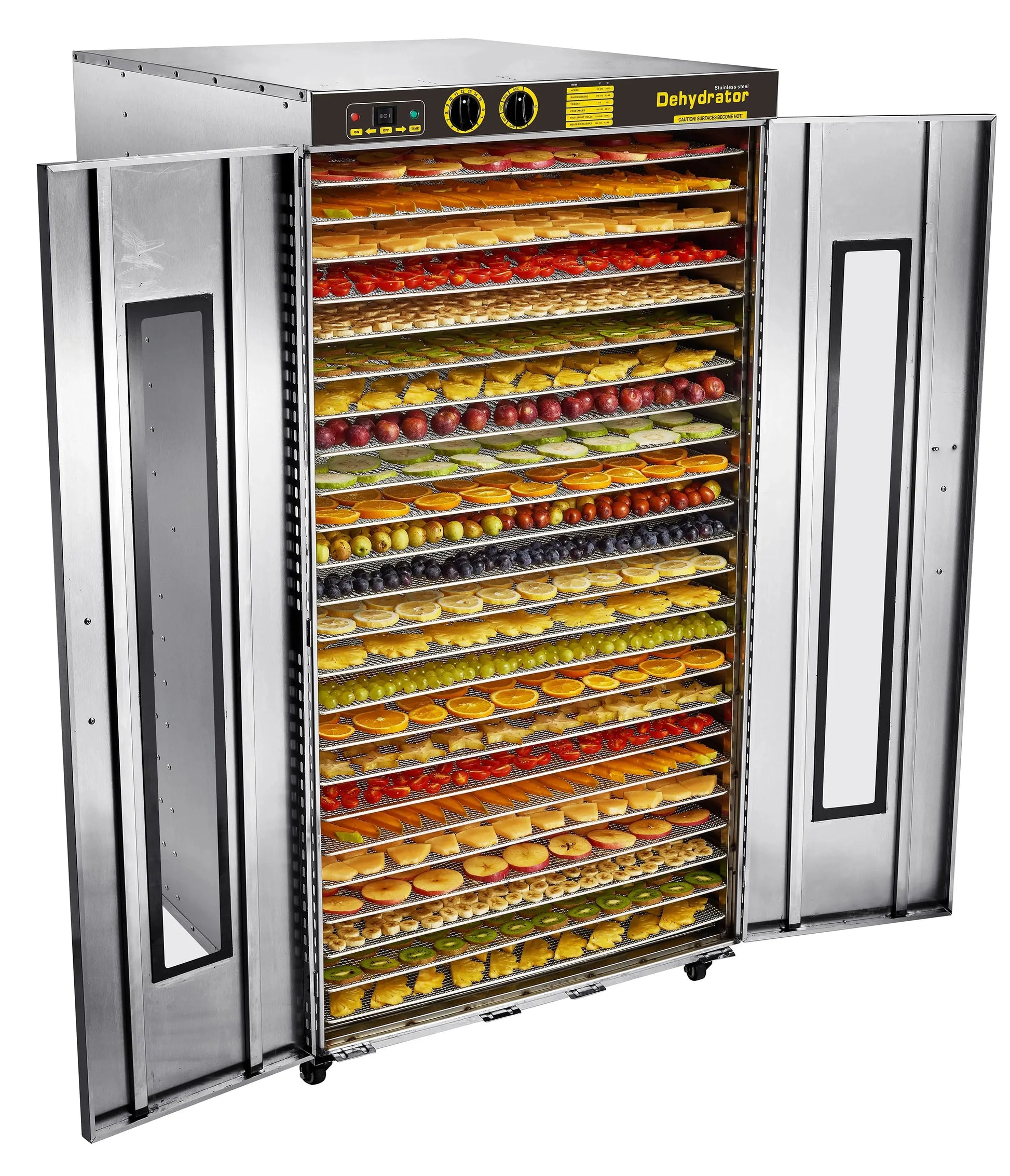 Commercial Dehydrator 24 Trays Industrial Food Dehydrator For Jerky, Large Drying Dehydrator Machine ST-00 - Septree