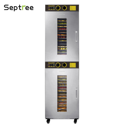 32 Trays Commercial Food Dehydrator Machine For Fruit, Jerky, Veggies, Dog Food Industrial Dryer Machine - Septree