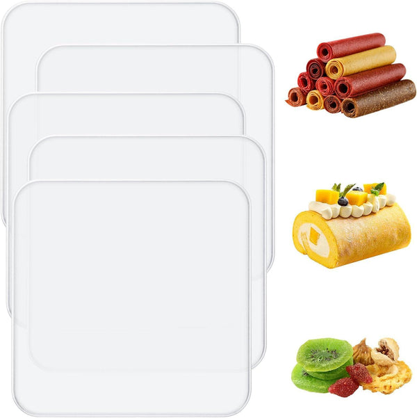 Septree™ BPA-Free Fruit Roll Sheets, 14.2" x 14.2" For FDST01-10
