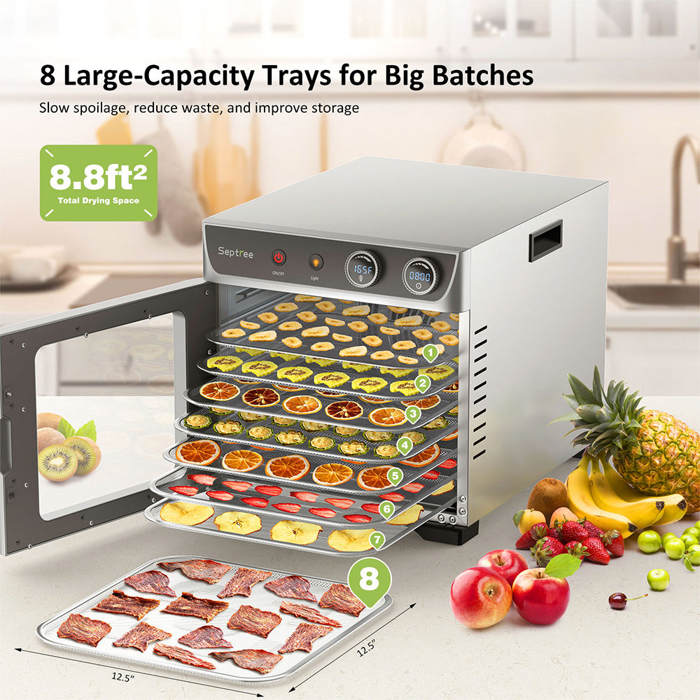 DSC-08B Septree Dryer 8 Trays Food Dehydrator