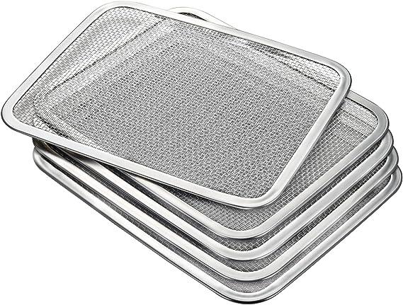 1PC Premium Stainless Steel Tray, 8.1x10.2inch Drying Trays for Food Dehydrator DSC-04A - Septree