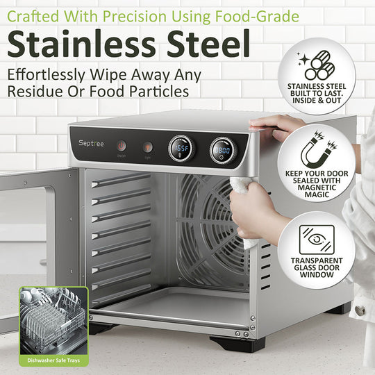 DSC-08B Septree Dryer 8 Trays Food Dehydrator