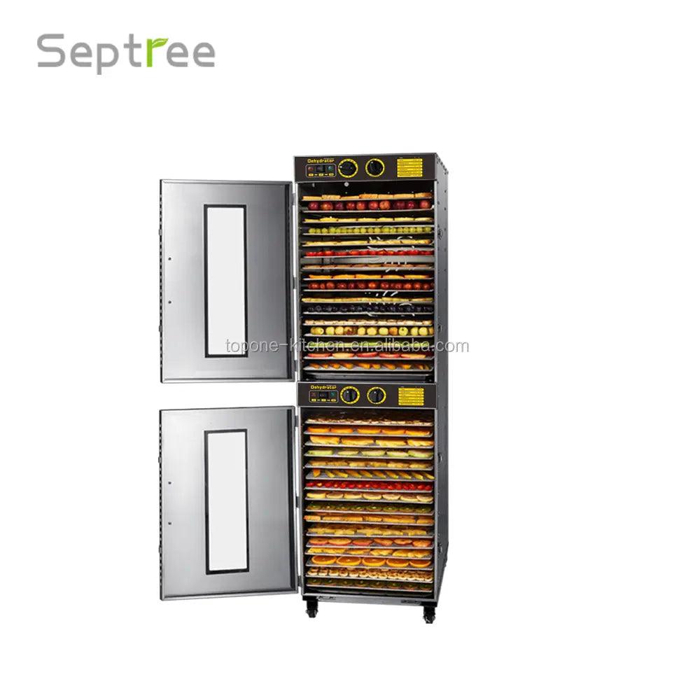 32 Trays Commercial Food Dehydrator Machine For Fruit, Jerky, Veggies, Dog Food Industrial Dryer Machine - Septree