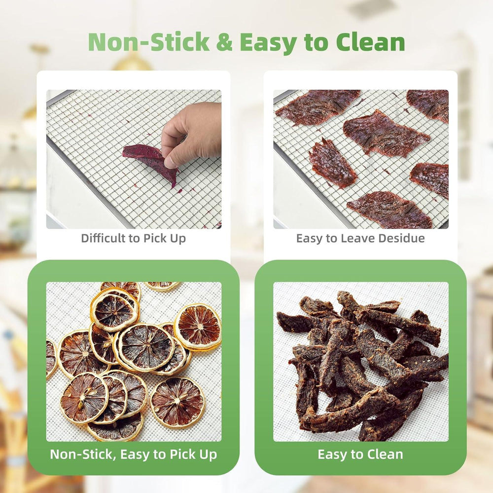 8 PCS, Premium Non Stick Silicone Dehydrator Sheets, Perfect For FDDSC-08A - Septree