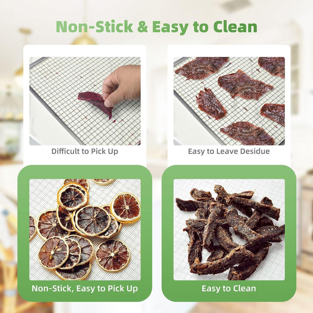 8 PCS, Premium Non Stick Silicone Dehydrator Sheets, Perfect For FDDSC-08A - Septree