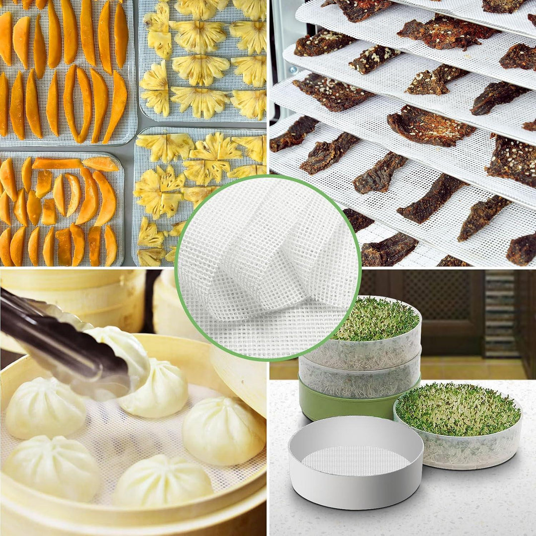 8 PCS, Premium Non Stick Silicone Dehydrator Sheets, Perfect For FDDSC-08A - Septree