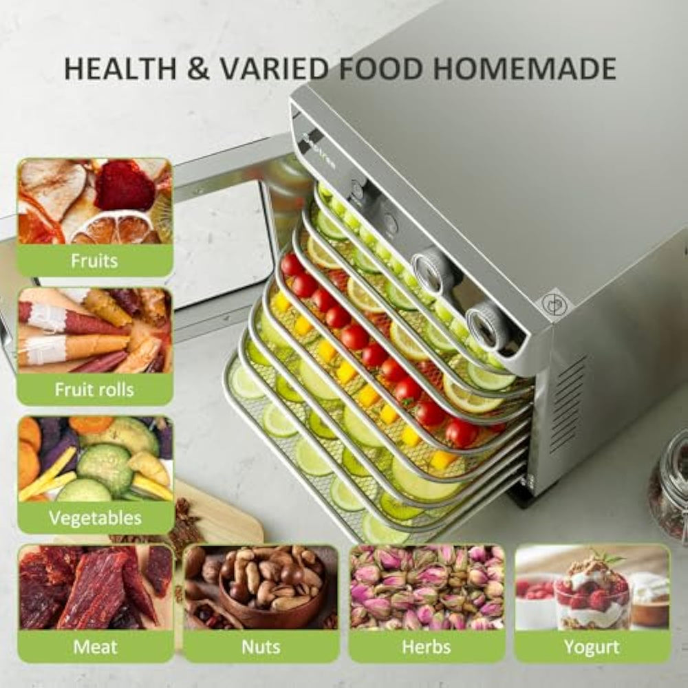 Septree™ 8-Tray Deluxe Food Dehydrator for Jerky, Herbs, Veggies